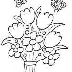 Coloriage Bouquet De Fleur Frais Kostenlose Malvorlage Ostern Osterblumenstrauß Zum