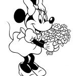 Coloriage Bouquet De Fleur Nice Coloriage Minnie Mouse Bouquet De Fleurs Disney