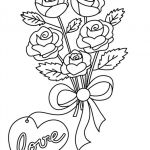 Coloriage Bouquet De Fleur Nouveau 88 Dessins De Coloriage Fleur Coeur à Imprimer