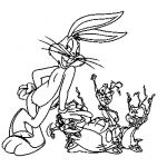 Coloriage Bugs Bunny Nouveau Coloriage De Bugs Bunny Dessin Coloriage Bugs Bunny à