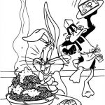 Coloriage Bugs Bunny Nouveau Coloring Page Bugs Bunny And Daffy Duck And Spaghetti