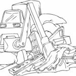 Coloriage Bulldozer Meilleur De Bulldozer Pelle Mécanique 6 Transport – Coloriages à