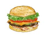 Coloriage Burger Meilleur De Coloriage Burger Ohbqfo
