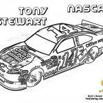 Coloriage Cars À Imprimer Gratuit Inspiration Coloriage Voiture De Course Nascar De Tony Stewart