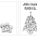 Coloriage Carte De Noel Luxe Coloriages Joyeux Noël Sous Le Sapin Fr Hellokids