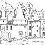 Coloriage Château Unique Hogwarts Castle Coloring Page Easy Coloring Pages