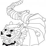 Coloriage Chinois Génial Chinese New Year Dragon Coloring Page