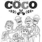 Coloriage Coco Disney Nouveau Coco Characters Disney Coloring Page