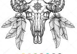 Coloriage Crane Nice Crâne Animal Dessin à Colorier — Image Vectorielle