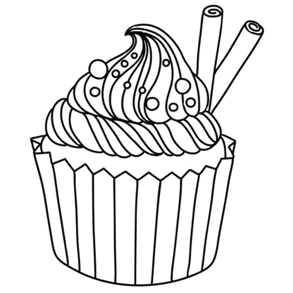 Coloriage Cupcake Génial Cup Cake Coloriage Cake Ideas And Designs