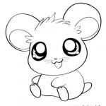 Coloriage Cute Inspiration Coloriage Hamster Cute Mignon Animaux Jecolorie