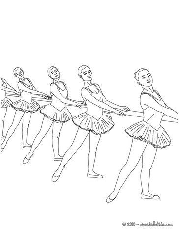 Coloriage Danse Classique Nice Balletttänzer Trainieren An Der Stange Zum Ausmalen Zum