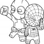 Coloriage De Deadpool Meilleur De Coloriage Spiderman Et Deadpool à Imprimer Sur Coloriages