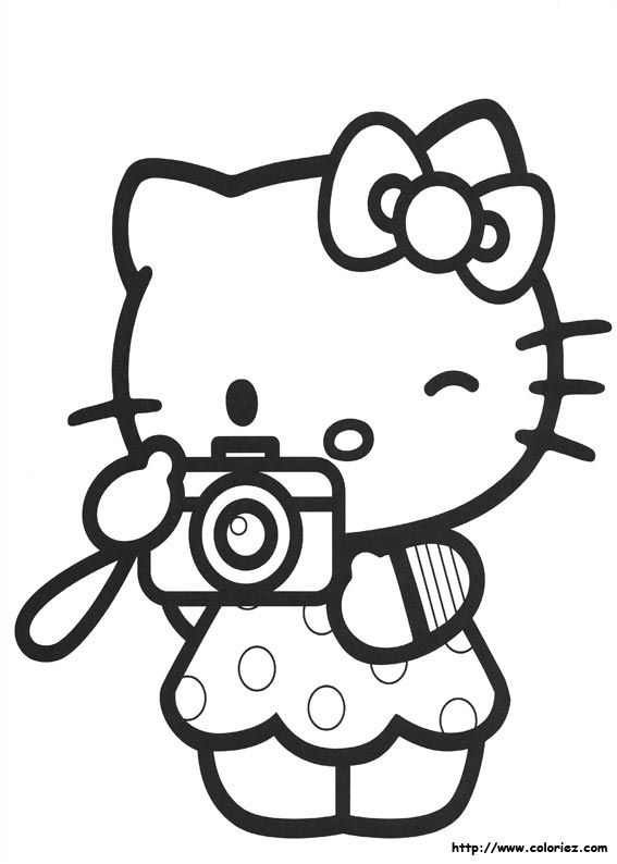 Coloriage De Hello Kitty Luxe Coloriage De Hello Kitty Sirene
