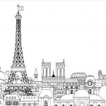 Coloriage De Paris Inspiration Dessins Et Coloriages 5 Coloriages De Paris En Ligne à