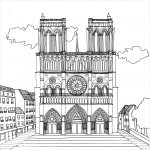 Coloriage De Paris Nouveau Notre Dame Cathedral Paris Coloring Page Free Printable