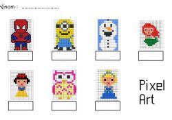 Coloriage De Pixel Génial Pixel Art A Imprimer Alex Pinterest Pixel Art Pokemon