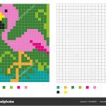 Coloriage De Pixel Luxe Enfants Coloriage Pixel à Colorier Avec Plaisir Oiseau