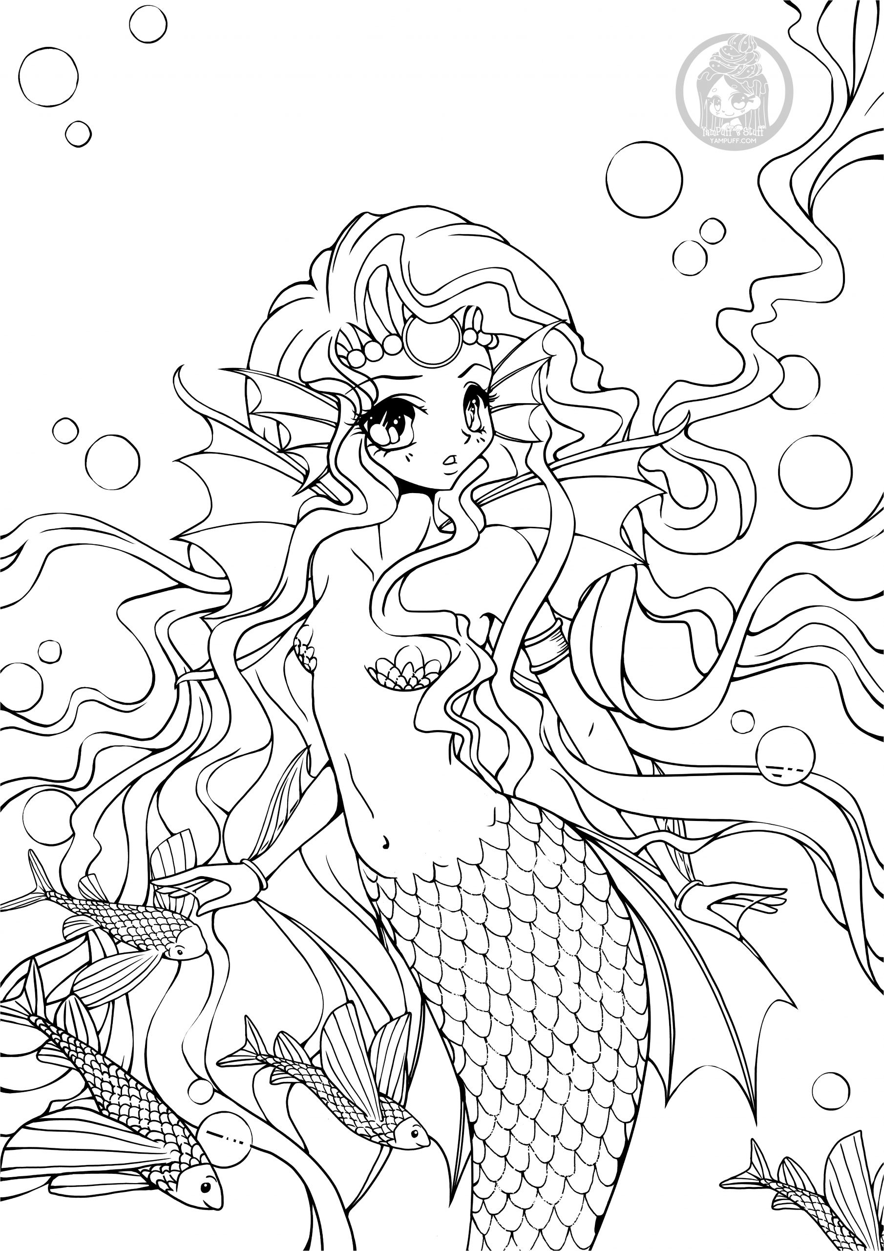 Coloriage De Sirene Inspiration Other Yampuff Coloring Pages • Yampuff S Stuff