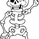 Coloriage De Squelette Nice Coloriage Squelette Halloween à Imprimer