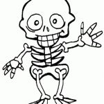 Coloriage De Squelette Nice Dibujo De Esqueletos Para Colorear Dibujos Infantiles De