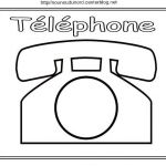 Coloriage De Telephone Élégant Téléphone à Colorier