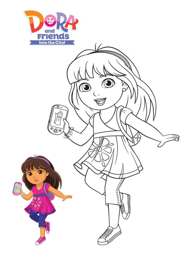 Coloriage Dora and Friends Inspiration Les 111 Meilleures Images Du Tableau Dora &amp; Friends Sur