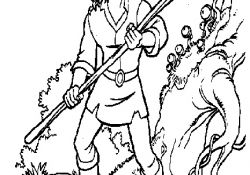 Coloriage Épée Luxe Excalibur L épée Magique 1 Dessins Animés – Coloriages