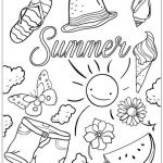 Coloriage Été A Imprimer Nice Hello Summer Coloring Page