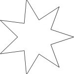 Coloriage Etoile De Noel Inspiration Une étoile à 7 Branches Illustration
