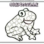 Coloriage Grenouille Luxe Coloriage Grenouille Et A Gommettes