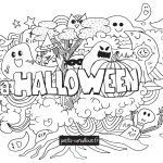 Coloriage Halloween Gratuit Nice Coloriage Halloween Doodle Dessin