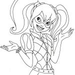 Coloriage Harley Quinn Nice Coloriage Harley Quinn Cartoon Jecolorie