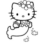 Coloriage Hello Kitty Sirene Frais 19 Dessins De Coloriage Hello Kitty Sirene Imprimer A