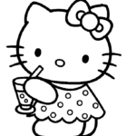 Coloriage Hello Kitty Sirene Frais 19 Dessins De Coloriage Sirène Hello Kitty à Imprimer