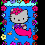 Coloriage Hello Kitty Sirene Génial Coloriage Hello Kitty Sirène Gratuit à Imprimer Et Colorier