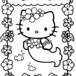 Coloriage Hello Kitty Sirene Nice 19 Dessins De Coloriage Hello Kitty Sirene Imprimer A