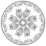 Coloriage Hibou Mandala Inspiration Free Mandalas Page Mandala To Color Animals Free Owls