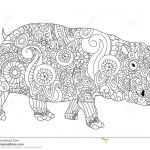 Coloriage Hippopotame Inspiration Vecteur De Livre De Coloriage D Hippopotame Pour Des