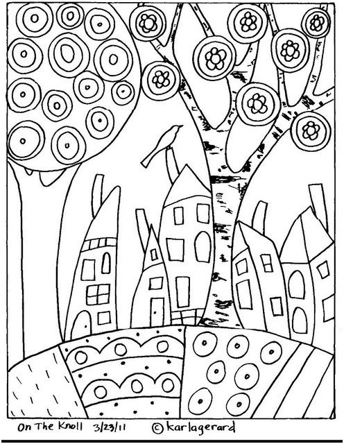 Coloriage Hundertwasser Luxe Hundertwasser Coloring Page Sketch Coloring Page