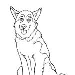 Coloriage Husky Meilleur De Kleurplaat Hond 64 Gratis Allerleukste Honden Kleurplaten