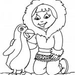 Coloriage Inuit Inspiration Colorear Dibujos De Esquimales