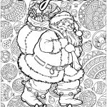 Coloriage Joyeux Noel Pere Noel Luxe Coloriage Adulte Pere Noel Joyeux Noel Dessin Regarding
