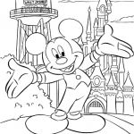 Coloriage La Maison De Mickey Meilleur De Coloriage Mickey à Disneyland A La Maison