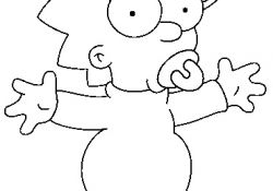 Coloriage Les Simpson Génial Dessin De Homer Simpson à Imprimer