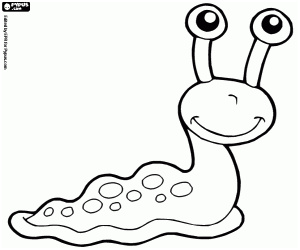 Coloriage Limace Frais A Funny Slug Coloring Page Preschool