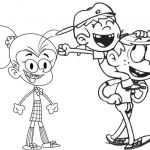 Coloriage Lincoln Loud Meilleur De Luan Lana And Lincoln From Loud House Coloring Page