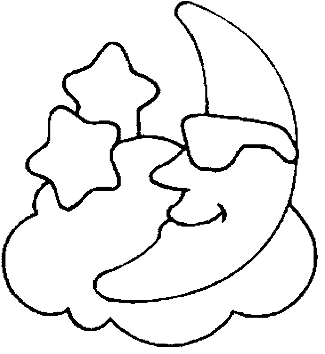 Coloriage Lune Inspiration Croissant De Lune 19 Nature – Coloriages à Imprimer