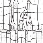Coloriage Magique Chateau Luxe Pin Coloriage Chateau 07 Picture On Pinterest