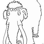 Coloriage Mammouth Génial Dessin Des Animaux De La Prehistoire